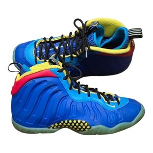 Nike Little Posite One Multi-Color Hi Top Kids Sneakers - Sz 5